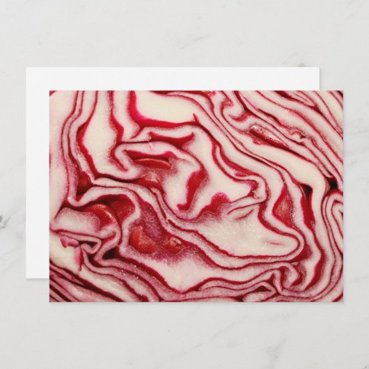 Kaart rode kool (Voorkant / Achterkant)