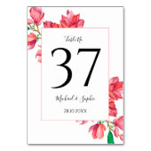 Kaart Rode roze bruiloft (Voorkant)