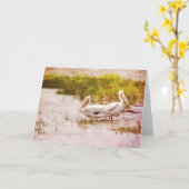 Kaart Romans voor geschilde pelikans, 15:2 (Gele Bloem)