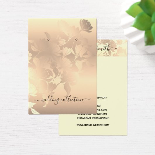 Kaart Romantic Roze Blush (Bureau)