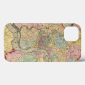 Kaart rond de stad Philadelphia Case-Mate iPhone Case (Achterkant (horizontaal))