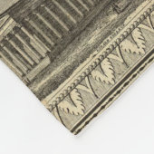 Kaart rond de stad Philadelphia Fleece Deken (Hoek)