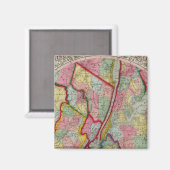 Kaart rond New York Magneet (Voorkant / Achterkant)