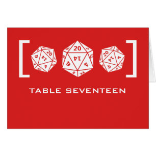 Kaart rood D20-dijtal