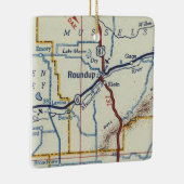 kaart Roundup Montana Keramisch Ornament (Rechts)