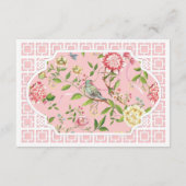 Kaart roze Chinoiserie - Details Enclosure - Trian (Achterkant)