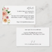 Kaart Roze en Perzikflessen & Greenery Enclosure (Voorkant / Achterkant)