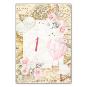  kaart Roze luchtballon Onederful Birthday (Voorkant)