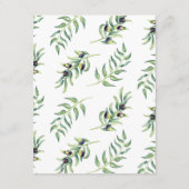 Kaart rozen en Olijfweddenschappen (Achterkant)