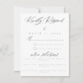 Kaart RSVP-respons (Voorkant)