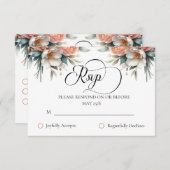 Kaart RSVP-respons (Voorkant / Achterkant)