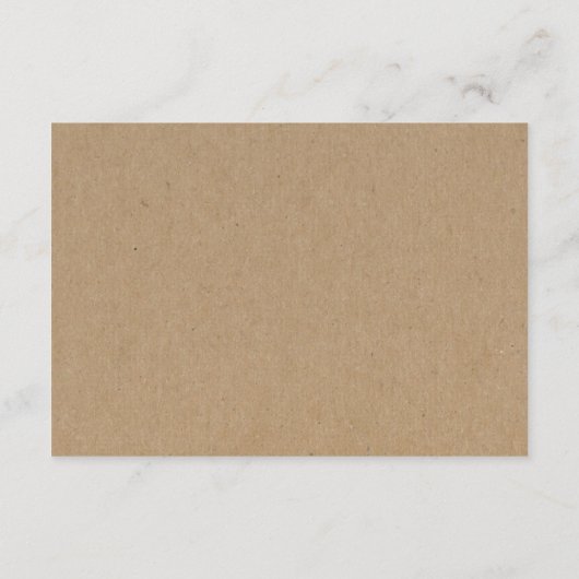 Kaart Rustic Kraft (Achterkant)