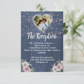 Kaart Rustic Wood Foto bruiloft (Staand voorkant)