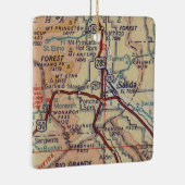  kaart Salida CO Keramisch Ornament (Rechts)