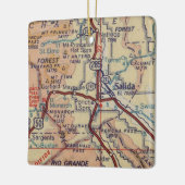  kaart Salida CO Keramisch Ornament (Links)