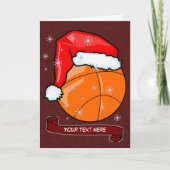Kaart - Santa Basketball (Voorkant)