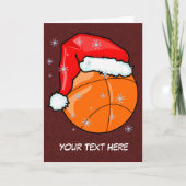 Kaart - Santa Basketball (Voorkant)