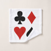 Kaart schakelt de set handdoekjes voor ontwerpen u bad handdoek (Wasdoekje)