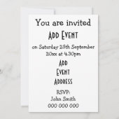 Kaart schakelt elke gelegenheid uit (Achterkant)