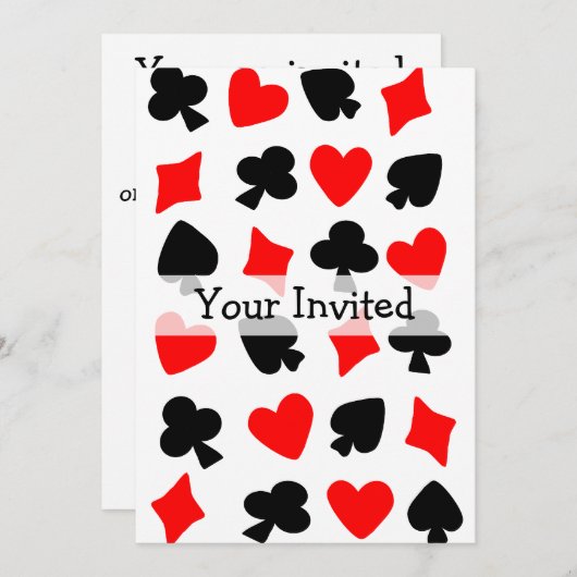 Kaart schakelt elke gelegenheid uit (Voorkant / Achterkant)