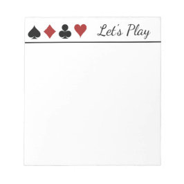 Kaart Score Pad Notitieblok