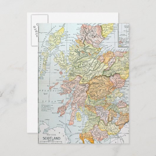 KAART: SCOTLAND BRIEFKAART (Voorkant / Achterkant)