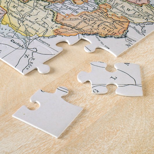 KAART: SCOTLAND LEGPUZZEL (Zijkant)