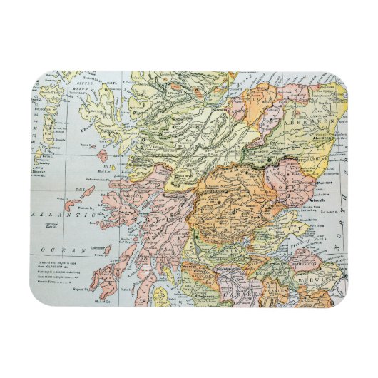 KAART: SCOTLAND MAGNEET (Horizontaal)