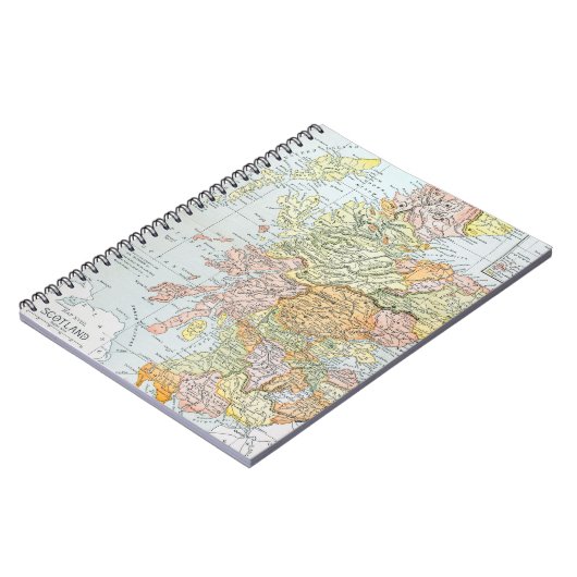 KAART: SCOTLAND NOTITIEBOEK (Linkerzijde)