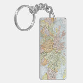 KAART: SCOTLAND SLEUTELHANGER (Voorkant Links)