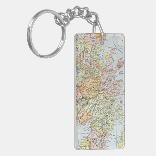 KAART: SCOTLAND SLEUTELHANGER (Voorkant Links)