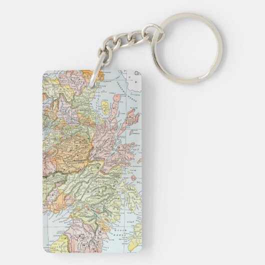 KAART: SCOTLAND SLEUTELHANGER (achterkant)