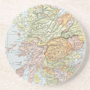 KAART: SCOTLAND ZANDSTEEN ONDERZETTER