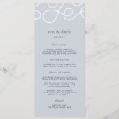 Kaart Seaworthy Wedding Menu | Mist (Voorkant)