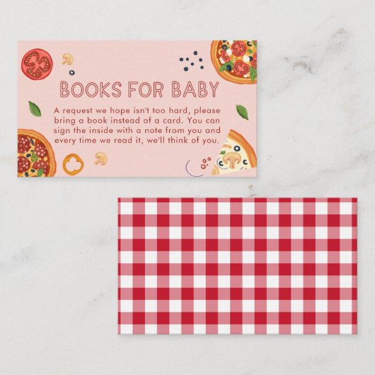 Kaart Segmentopening Baby shower (Voorkant / Achterkant)