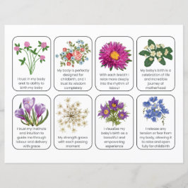 Kaart set met 8 bevallingen