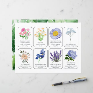 Kaart set met 8 bevallingen