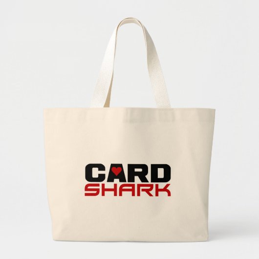 Kaart Shark bag Grote Tote Bag (Voorkant)