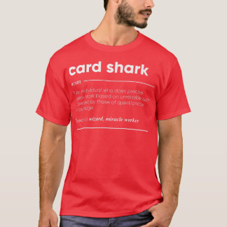 Kaart Shark Definition Funny Noun T-shirt