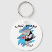 Kaart Shark Grafisch Sleutelhanger (Voorkant)