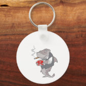 Kaart Shark Sleutelhanger (Achterkant)