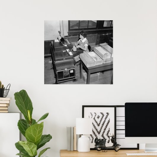 Kaart Shuffler: 1937 Poster (Thuiskantoor)