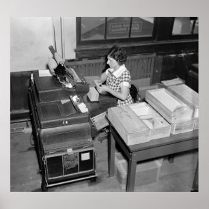 Kaart Shuffler: 1937 Poster