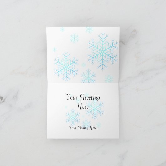 Kaart - Siamese Katten van Kerstmis (Binnen)