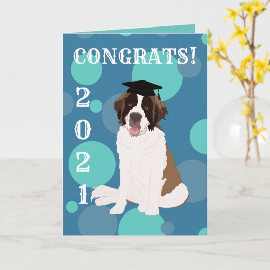  Kaart Sint Bernard Afstuderen (Gele Bloem)