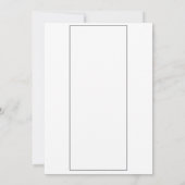 Kaart Slate Blue Party of Wedding Menu (Achterkant)