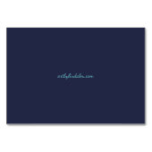 Kaart Sneakers uitnodiging donkerblauw invullen (Achterkant)