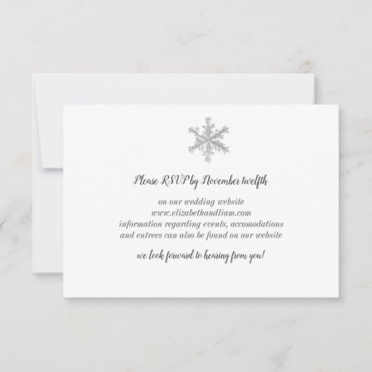 Kaart Snowflake Response (Voorkant)