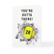 Kaart Softball Afstuderen
