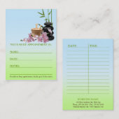 Kaart SPA & Beauty Resort Appointment Afsprakenkaartje (Voorkant / Achterkant)